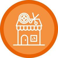 Tailor Shop Vector Icon Design