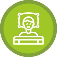 Sleeping Vector Icon Design