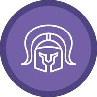 Roman Helmet Vector Icon Design