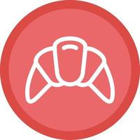 Croissant Vector Icon Design