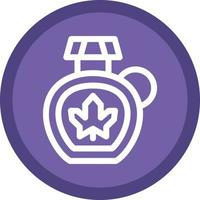 Maple Syrup Vector Icon Design