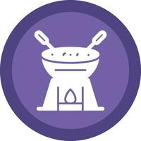 diseño de icono de vector de fondue