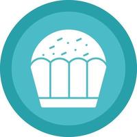 diseño de icono de vector de cupcake