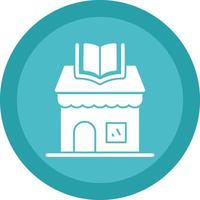 Book Shop Vector Icon Design