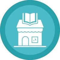 Book Shop Vector Icon Design