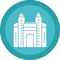 Ishtar Gate Vector Icon Design