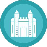 Ishtar Gate Vector Icon Design