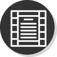 Screenwriting Vector Icon Design