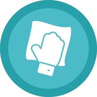 Wipe with Hand Vector Icon Design