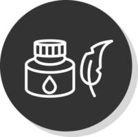 Ink Vector Icon Design