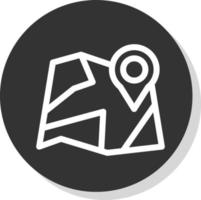 Paper Map Vector Icon Design