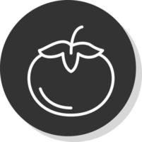 diseño de icono de vector de tomate