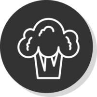 Broccoli Vector Icon Design