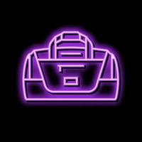 women bag handbag neon glow icon illustration vector