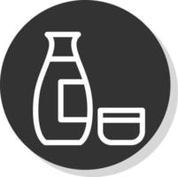 Sake Vector Icon Design