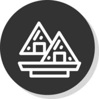 Onigiri Vector Icon Design