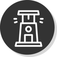 Lighthouse Vector Icon Design