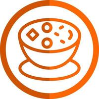 Clam Chowder Vector Icon Design