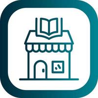 Book Shop Vector Icon Design