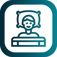 Sleeping Vector Icon Design