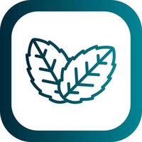 Herb Leaf Vector Icon Design