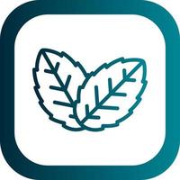 Herb Leaf Vector Icon Design