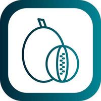 Rockmelon Vector Icon Design