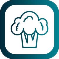 Broccoli Vector Icon Design