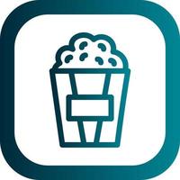 Popcorn Vector Icon Design