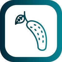 Cucumber Vector Icon Design