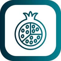 Pomegranate Vector Icon Design