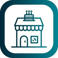 Cake Shop Vector Icon Design