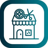 Tailor Shop Vector Icon Design