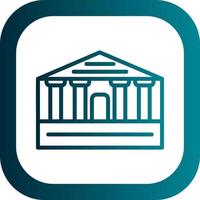 Parthenon Vector Icon Design