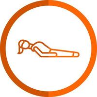 Fish Pose Vector Icon Design