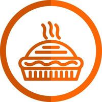 Pie Vector Icon Design