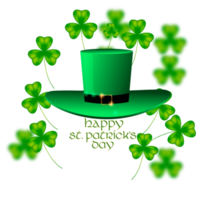 st. patrick's day with gold coins png