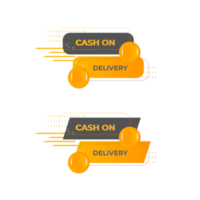 cash on delivery badge pack png