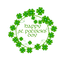 st. patrick's day with gold coins png