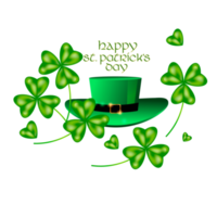 st. patrick's day with gold coins png