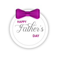 Modern happy fathers day attractive design png