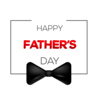 Modern happy fathers day attractive design png