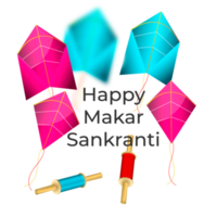 glücklich Makar Sankranti Festival Feier Design png