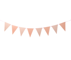 Paper Party flags cutout, Png file