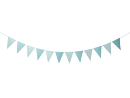 Paper Party flags cutout, Png file