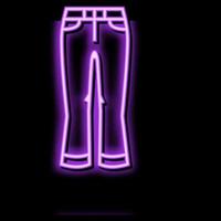bootcut pants clothes color icon vector illustration