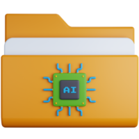 3D Icon Illustration Ai folder png