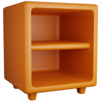 3d Symbol Illustration hölzern Schrank png