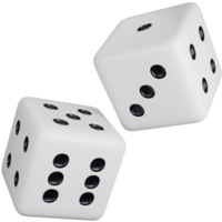 3D Icon Illustration Two Floating Dice png