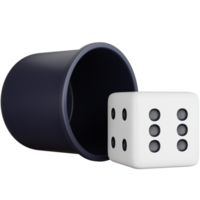 3D Icon Illustration Dice Results png